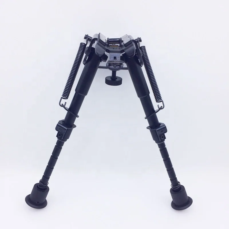 Outdoor adjustable 6-9inches Black tripod 6-9 Inches Adjustable metal Bipod