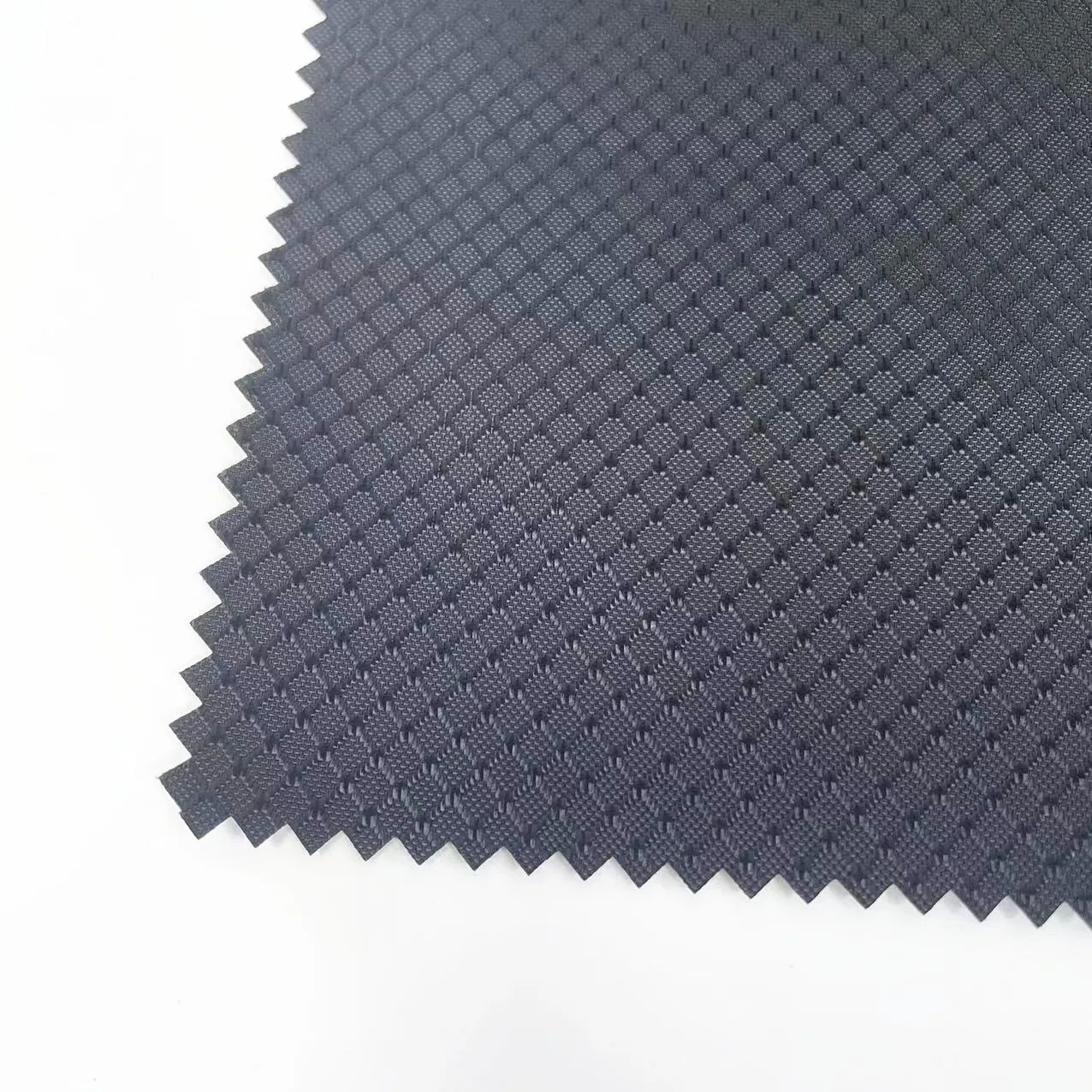 High Quality 100% Nylon 167gsm Pu Coated Waterproof Diamond Ripstop 400D 420D Rip Stop Oxford Fabric For Bag