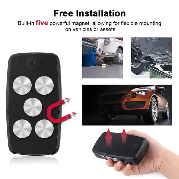 IP68 Waterproof Magnet GPS Tracker 4G Satellite Track with Weight Sensor for Garbage Truck Management Container Tracking Locator