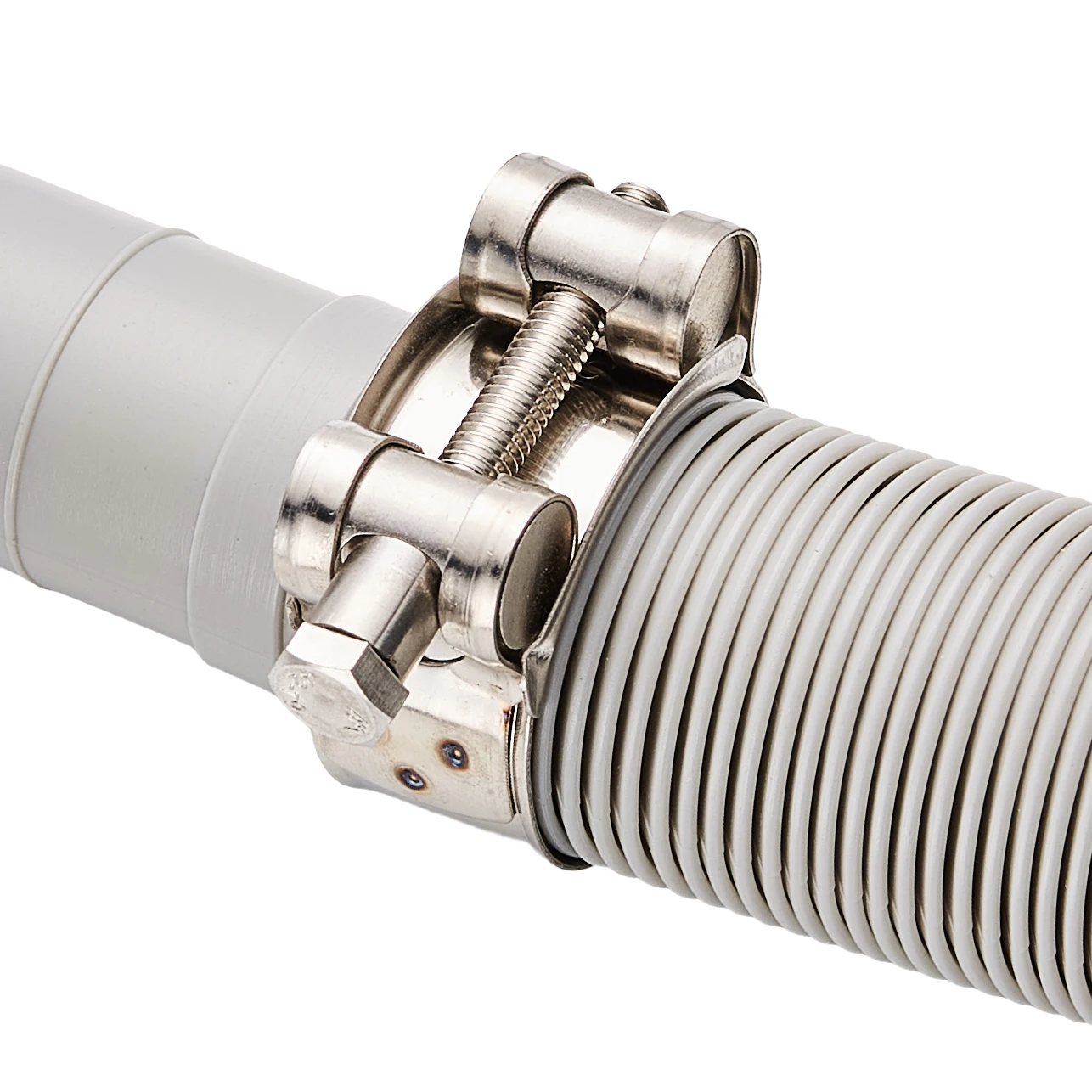 Low Price Sale  Large Diameter Galvanized steel single T-bolt hose clamp for hydraulic silicone hose