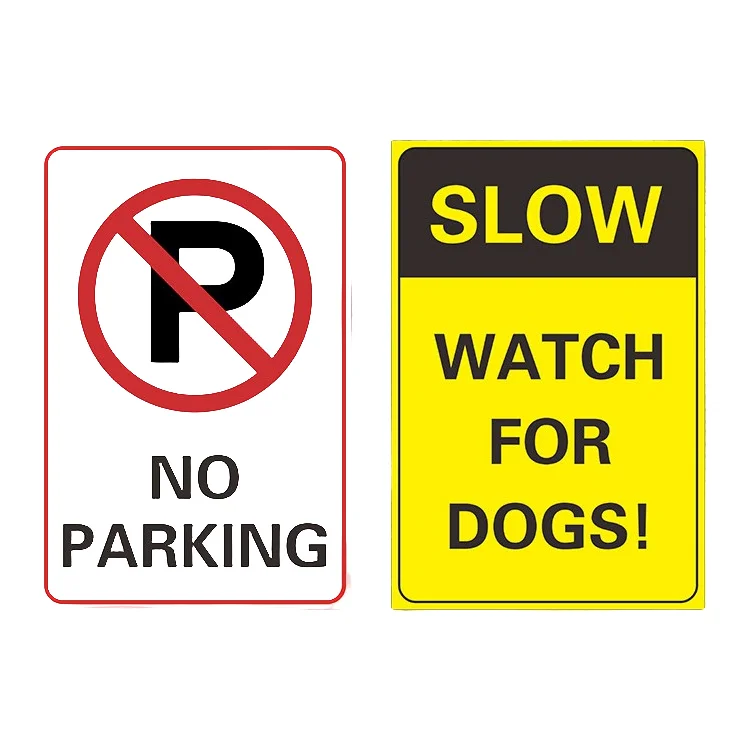 Custom Aluminum Metal Sign Warning Notice Road Metal Sign Plaque Decor Metalen Poster Brief STOP Sign Motorcycle Parking
