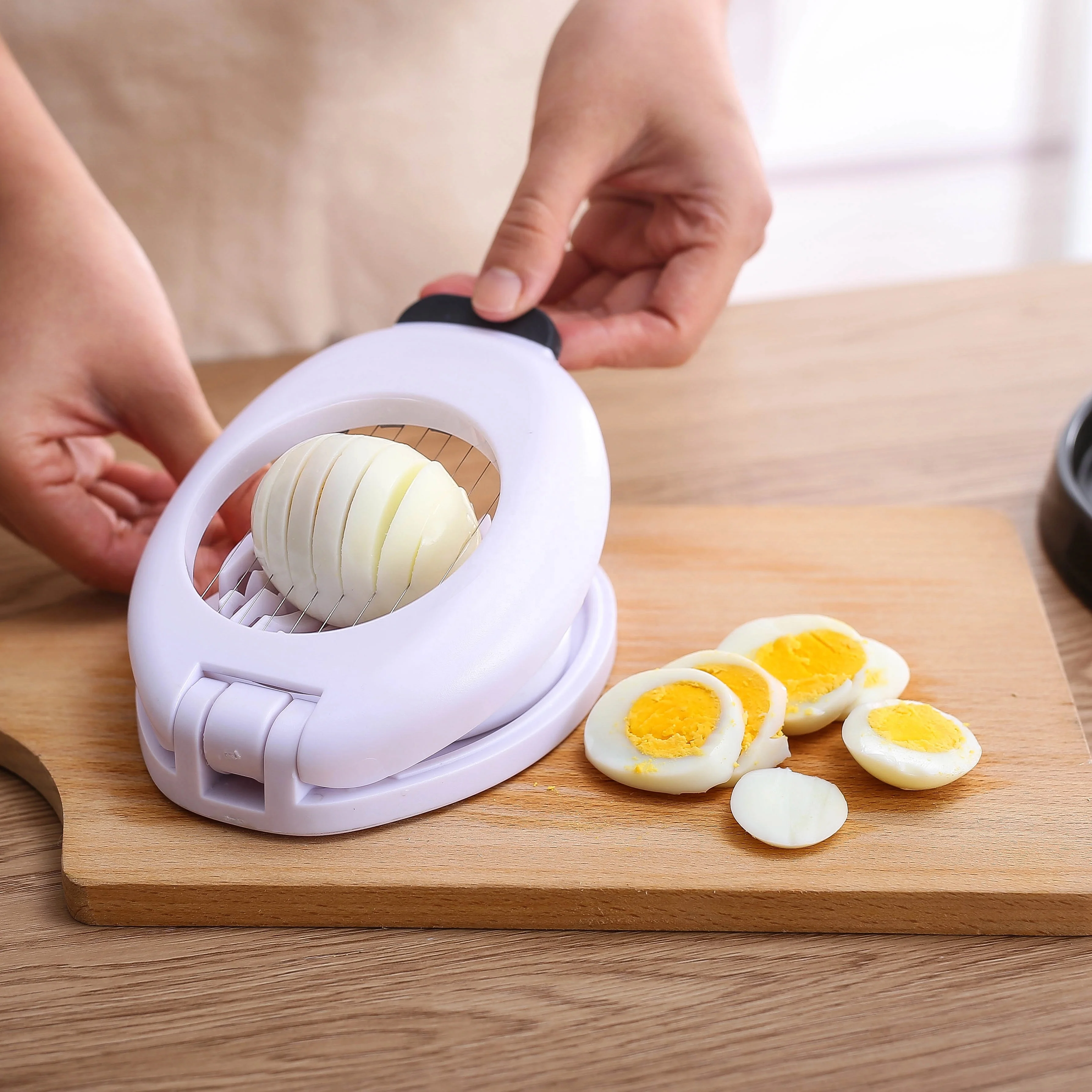 factory custom multipurpose kitchen fruit vegetable stainless steel wire boiled egg slicer section cutter