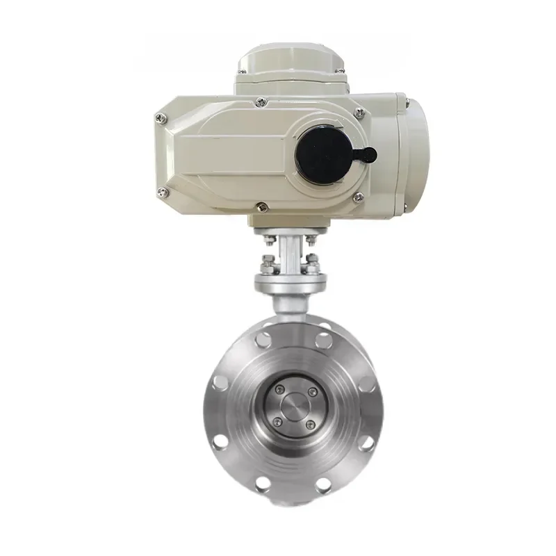 Factory Price Ductile Iron Wafer Type Motorized Butterfly Valve Electric Air Control
