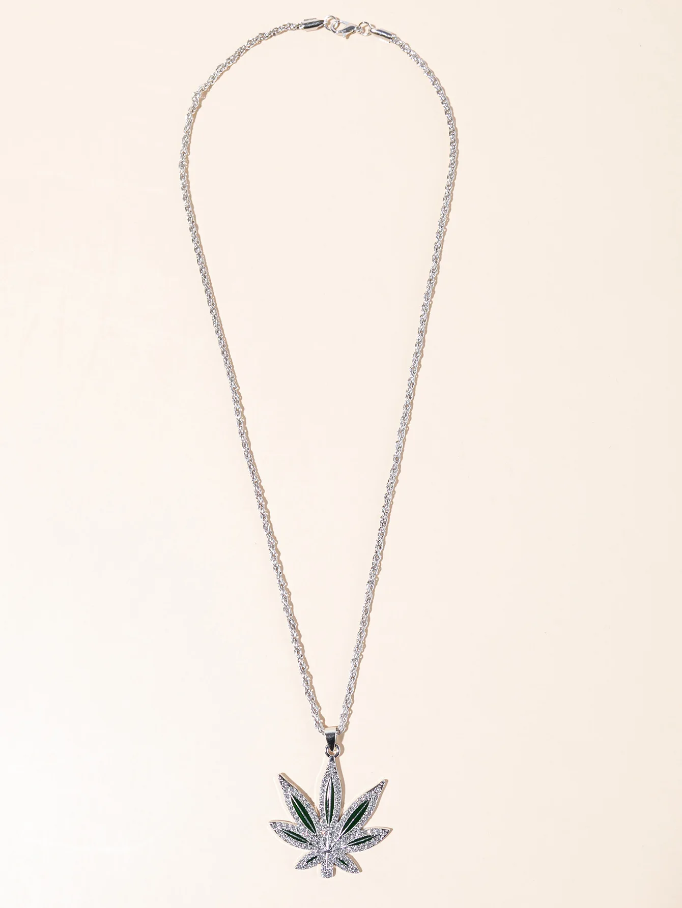 Ожерелье с подвеской в виде листа в Корейском стиле, ожерелье, цепочка, ювелирные изделия