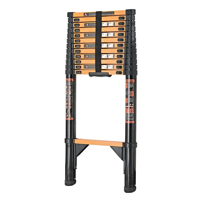 Carbon Steel Multifunction Retractable Telescoping Folding Ladder