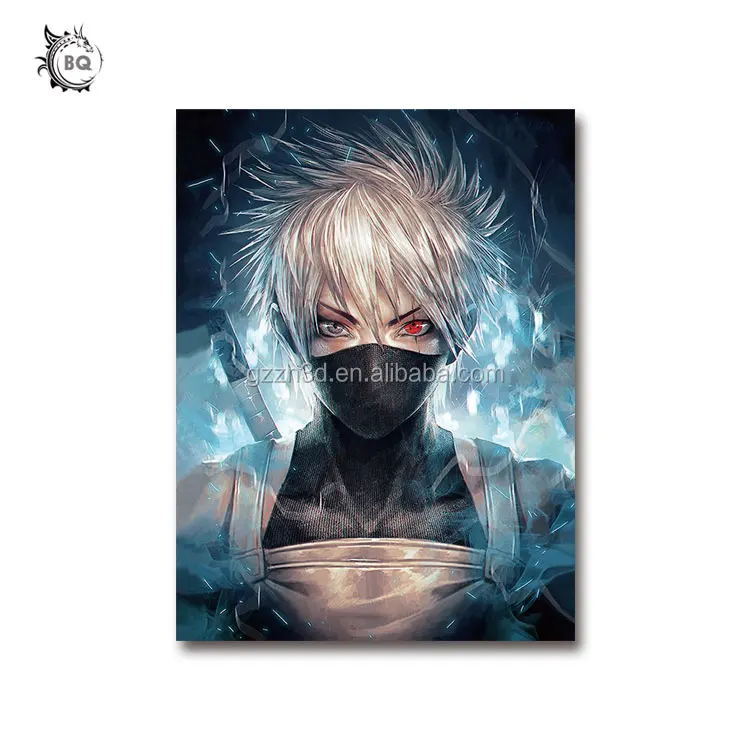 
11x17 inches 3d lenticular flip change anime 3d poster 