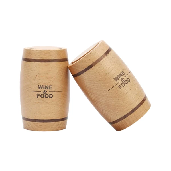 Automatic Wooden Toothpick Dispenser Promotional Gift Home Use Toothpick Container Durable Wooden Holder