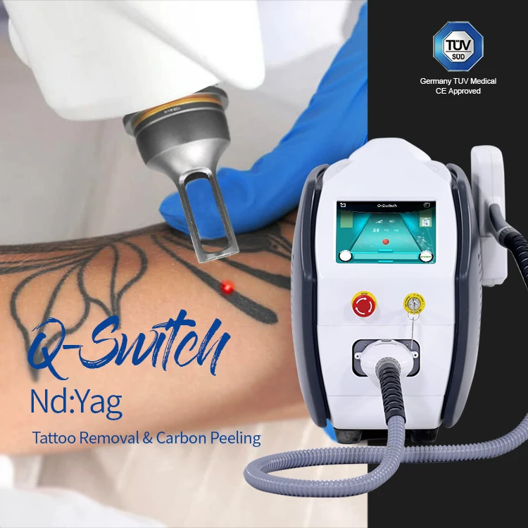 best 3 probes 1064nm prices portable nd yag laser eyebrow tattoo removal product