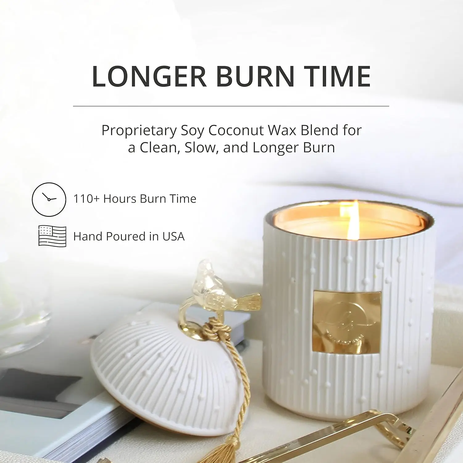 C&H 2024 best candle gift set with customizing scent fragrance aroma perfume ceramic candle