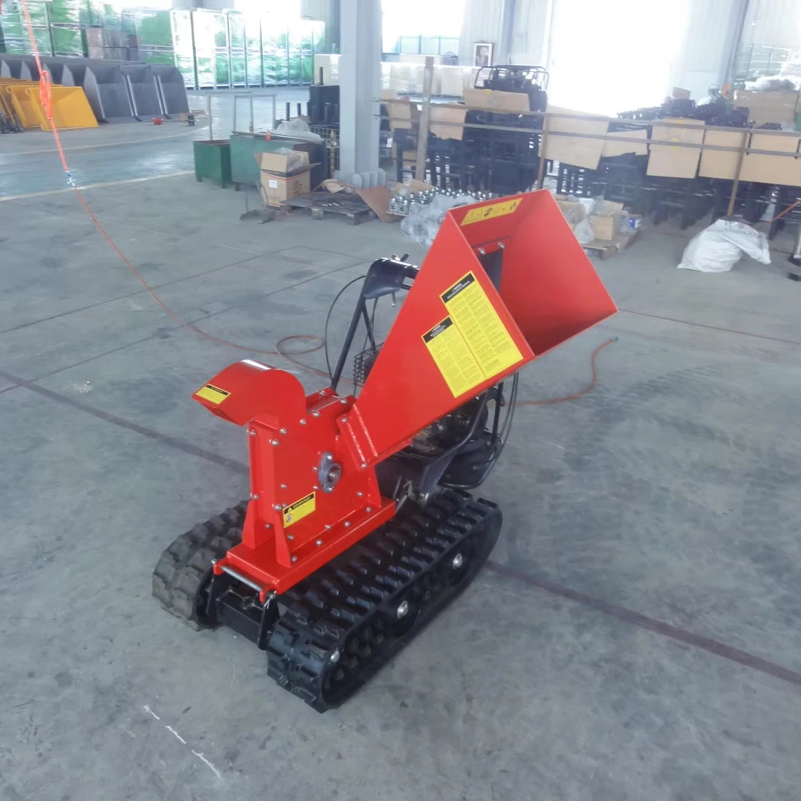 Professional Continuous Working Petrol Garden Orchard Agricultural Farming Industrial Wood Chipper Shredder Gasoline Engine