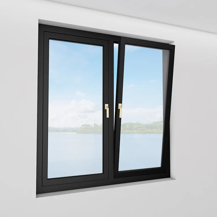 Factory broken bridge door Windows aluminum alloy sound insulation sliding window floor closure balcony translation glass window