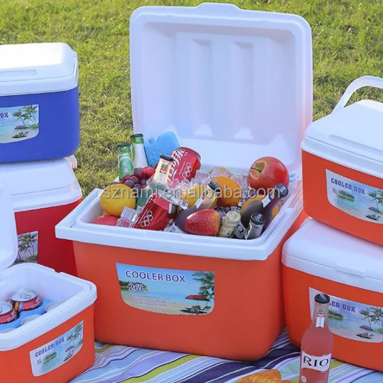 Factory Wholesale Outdoor Picnic Cooler Box Portable Beer Thermal Insulation Fishing Camping Plastic Cooler Box
