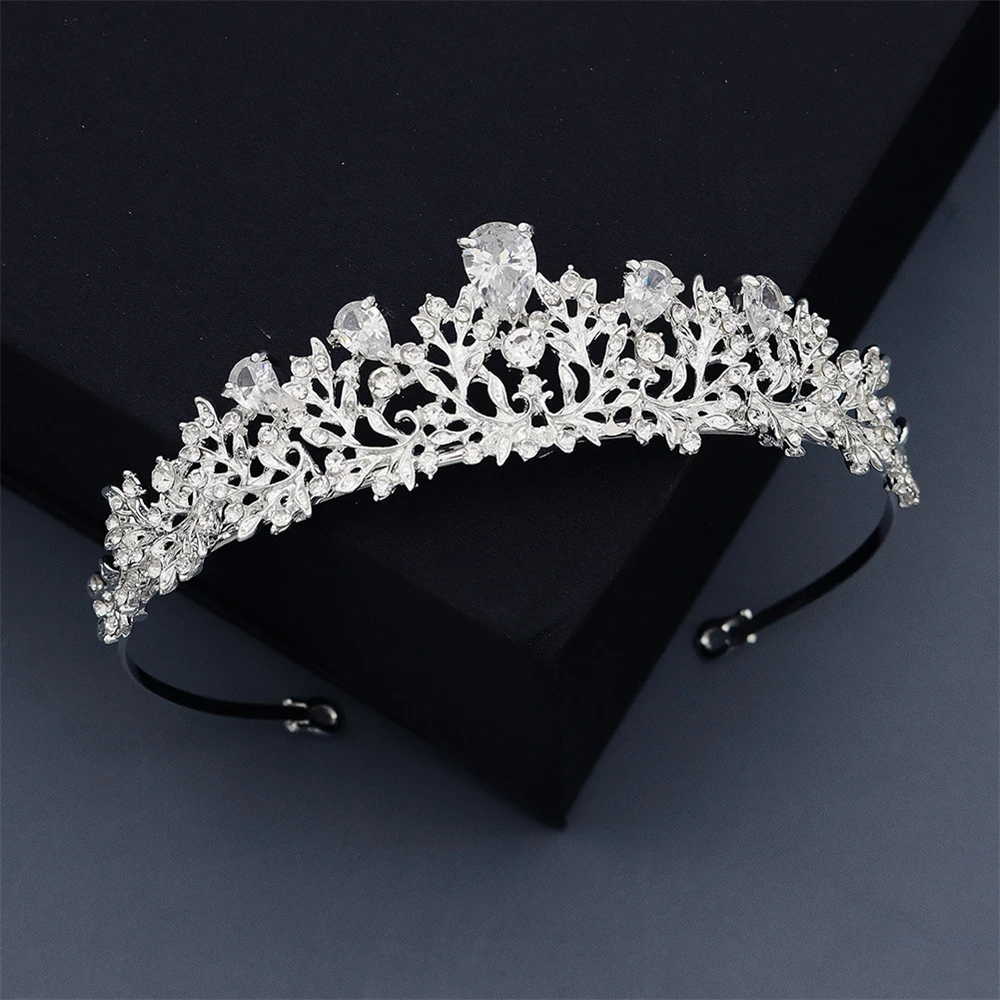 
Coronas De Novias Bridal Hair Accessories Jewelry Princess Miss Universe Luxury High Quality Girls Rhinestone Crowns 