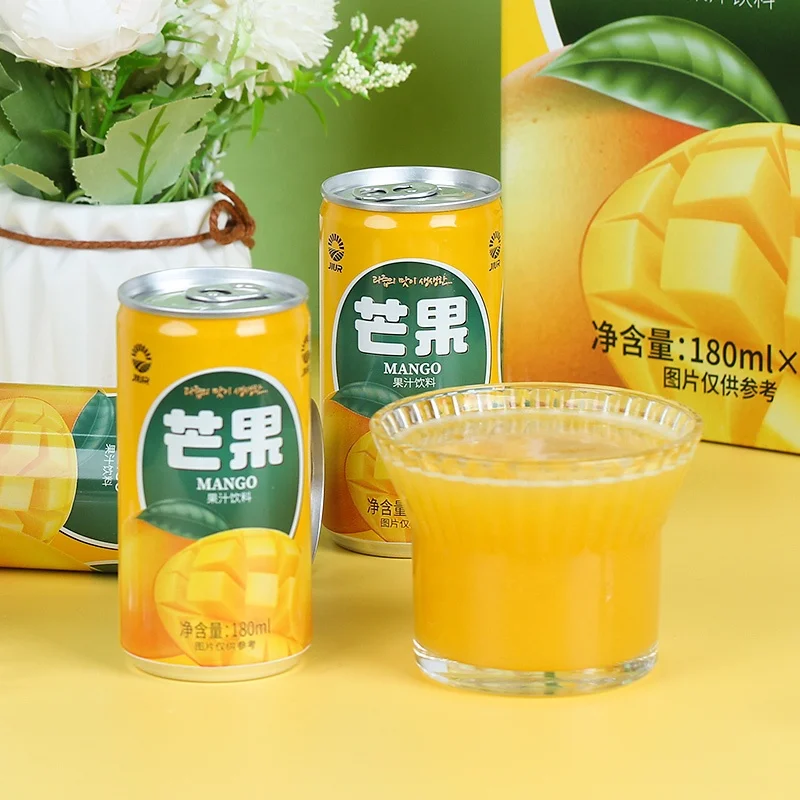 JIUR New Flavors 180ml fruit juice manufacturer best mango juice chinese soft drinks for sale