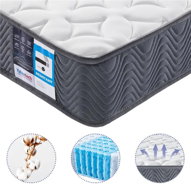 Rolled up packing bonnel spring miderm firm cheap Mattress