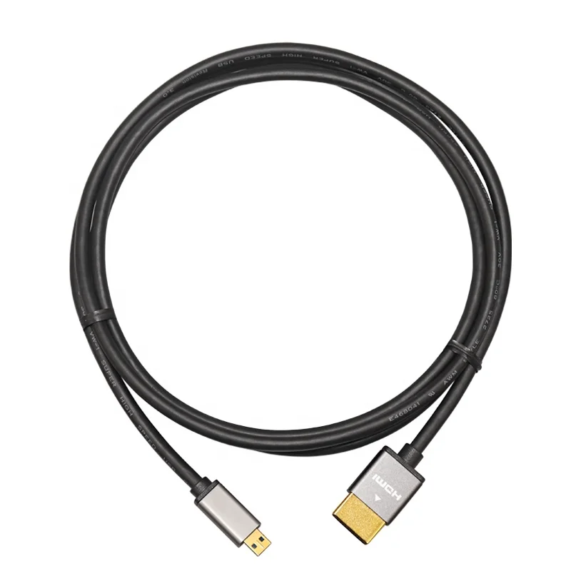 
High speed gold plug support 4K 3D micro Type D HDMI cable High speed gold plug support 4K 3D micro Type D hdmi cable