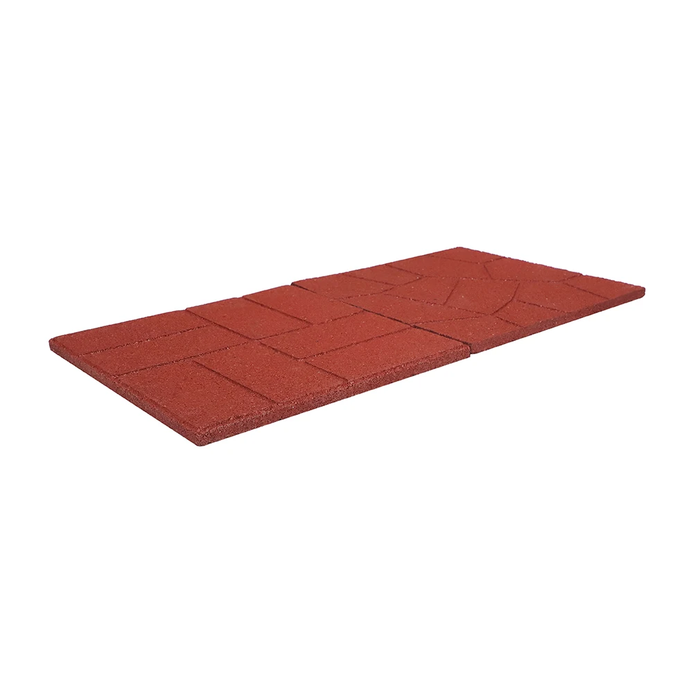 Variety Outdoor Rubber Brick Rubber Flooring Brick for Backyard Interlocking Rubber Paver