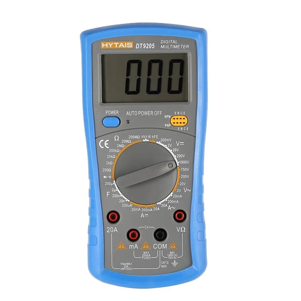 HYTAIS multimeter volt digital meter True-rms Lcd Display With Ac/dc Voltage Ammeter Current Ohm Precision Multimeter
