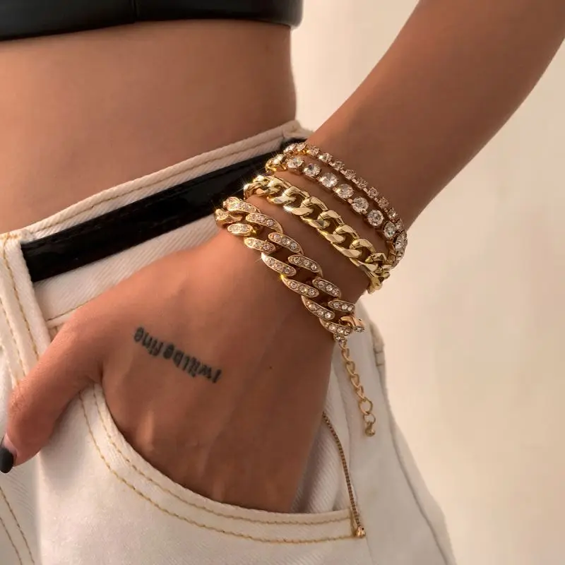 Eico new arrived 14k stainless cuban gold boy braslet custom ankle jewellery bracelet