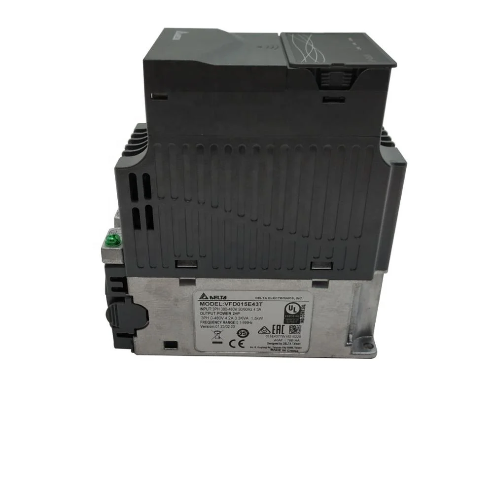  Высококачественный VFD015E43T 2Hp трехфазный входной привод переменного тока delta 1 5 кВт преобразователь