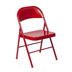 transparent leather  metal steel foldable used  folding chair for events with cushions