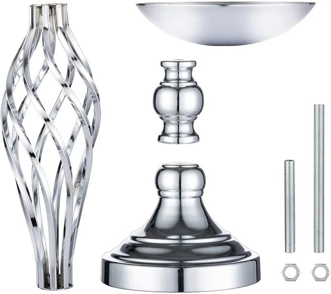 NEW ARRIVAL Metal Flower Vase Wedding Party Flowers Centerpieces for Table Tall Candle Holder for Pillar Candle