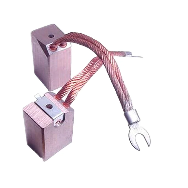 Graphite carbon brush for commutator and slip ring