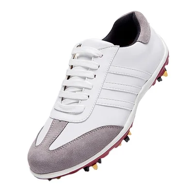YS04C Wholesale Golf Shoes Waterproof Comfortable Non-slip Activity Nail Sports Leisure Leather Golf Shoes Men