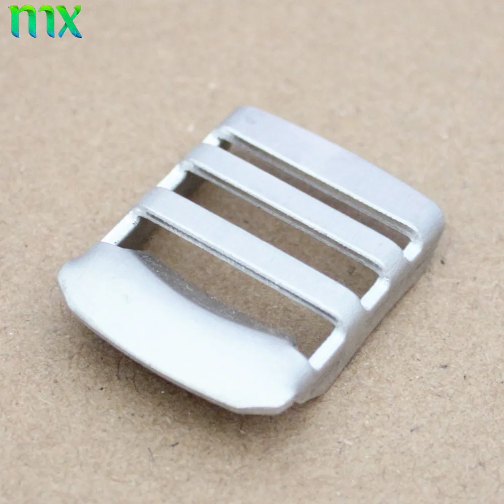 Metal Double Bar Adjuster Ladder Lock Buckles for Backpack