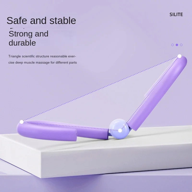 V1022 Portable Family Fitness Leg Master S-Type Leg-Slim Yoga Clamp Made of Durable EVA Material