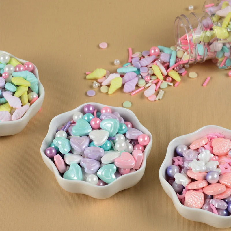New colorful mix mermaid tail cake decoration pearls cake candy mix edible sugar sprinkles mix for cookie cake decorating
