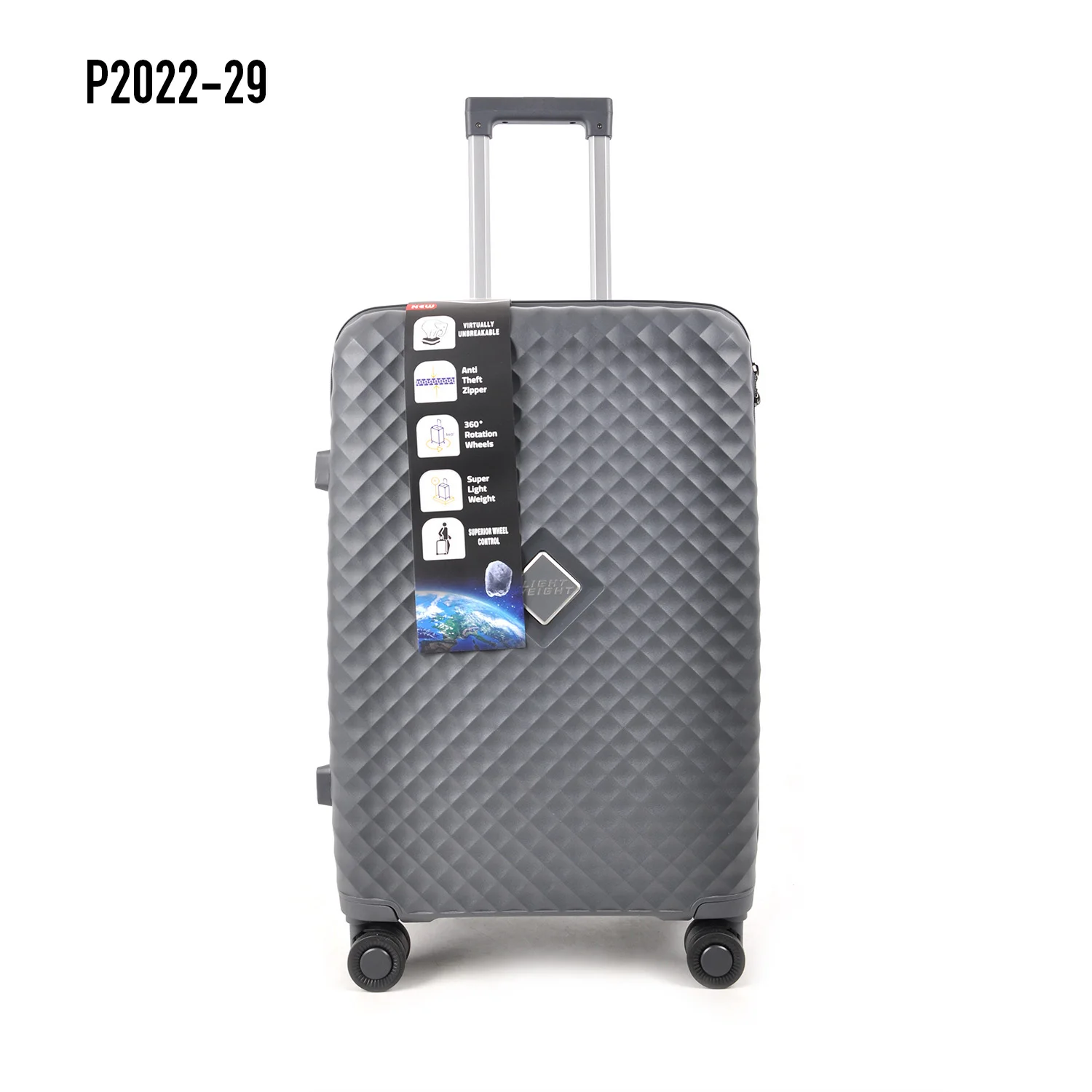 manufacturer custom carry on stylish pp travel hard shell traveling luggages set 3