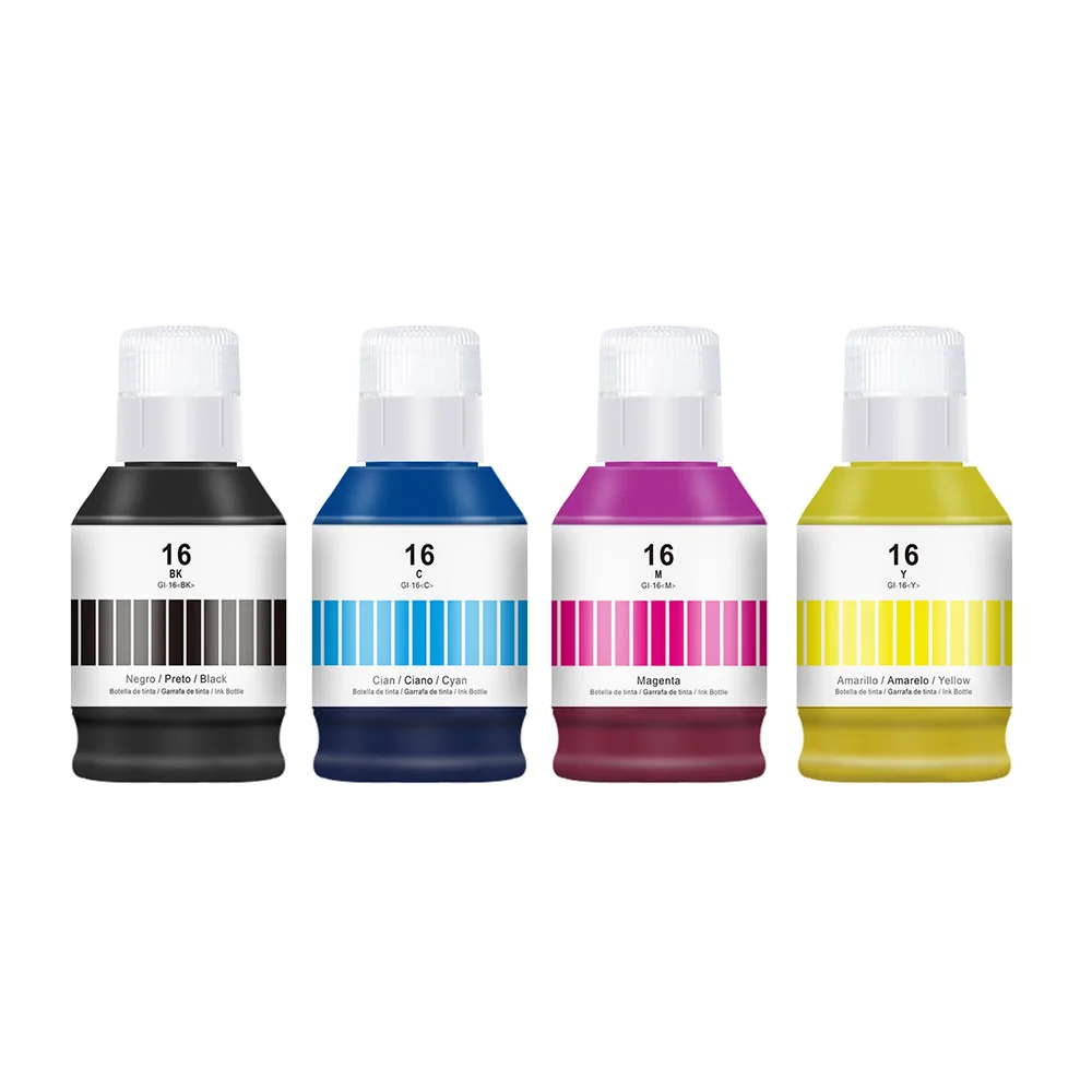 Refill Ink GI-16 for Canon MAXIFY GX6010 GX7010 water based high quality Bulk ink bottle