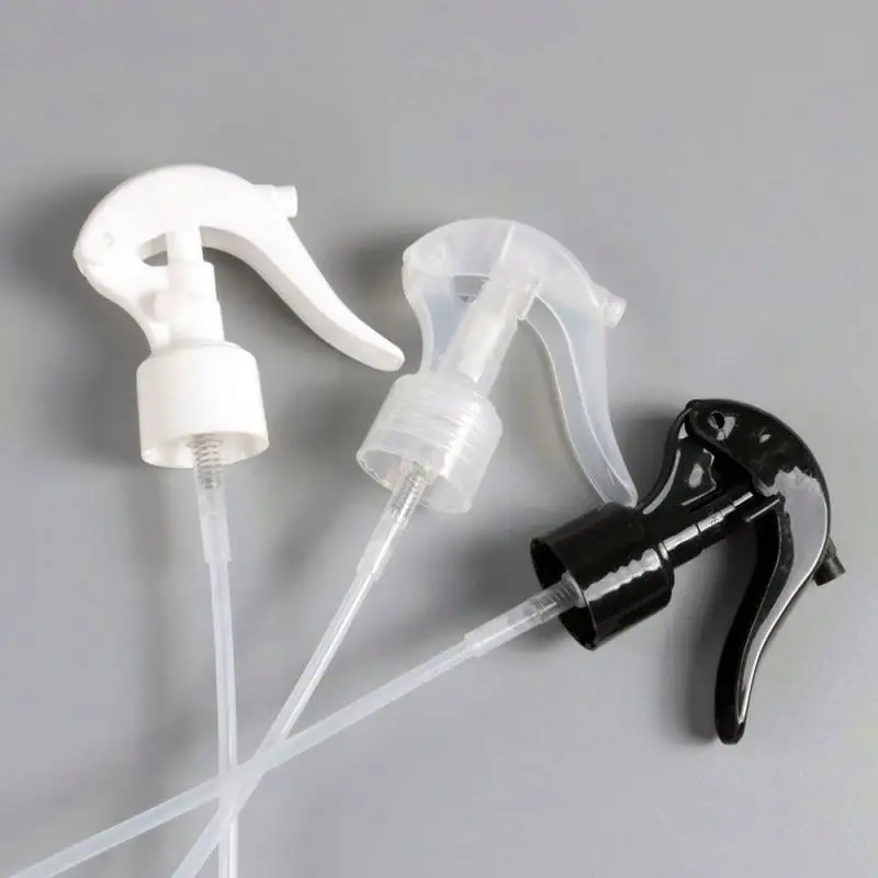 plastic water cleaning mini  trigger sprayer 24/28 Colorful  non-spill PP plastic smooth ribber cleaning trigger sprayer