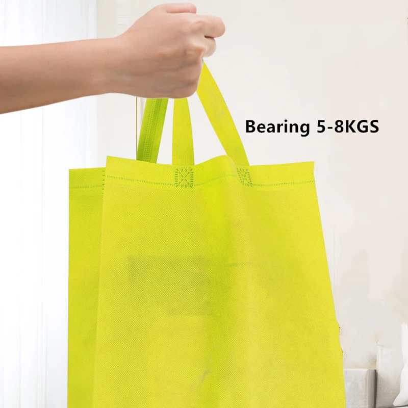 Cheap Price Promotional Customized Colors Eco Tote Non-Woven Shopping Bag, Recyclable PP Non Woven Bags