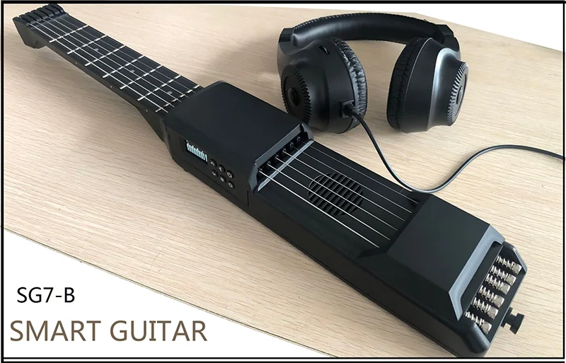 Wireless Digital Mini Trainer Fret12 Music Toy Guitar Strap Electric Portable Guitar