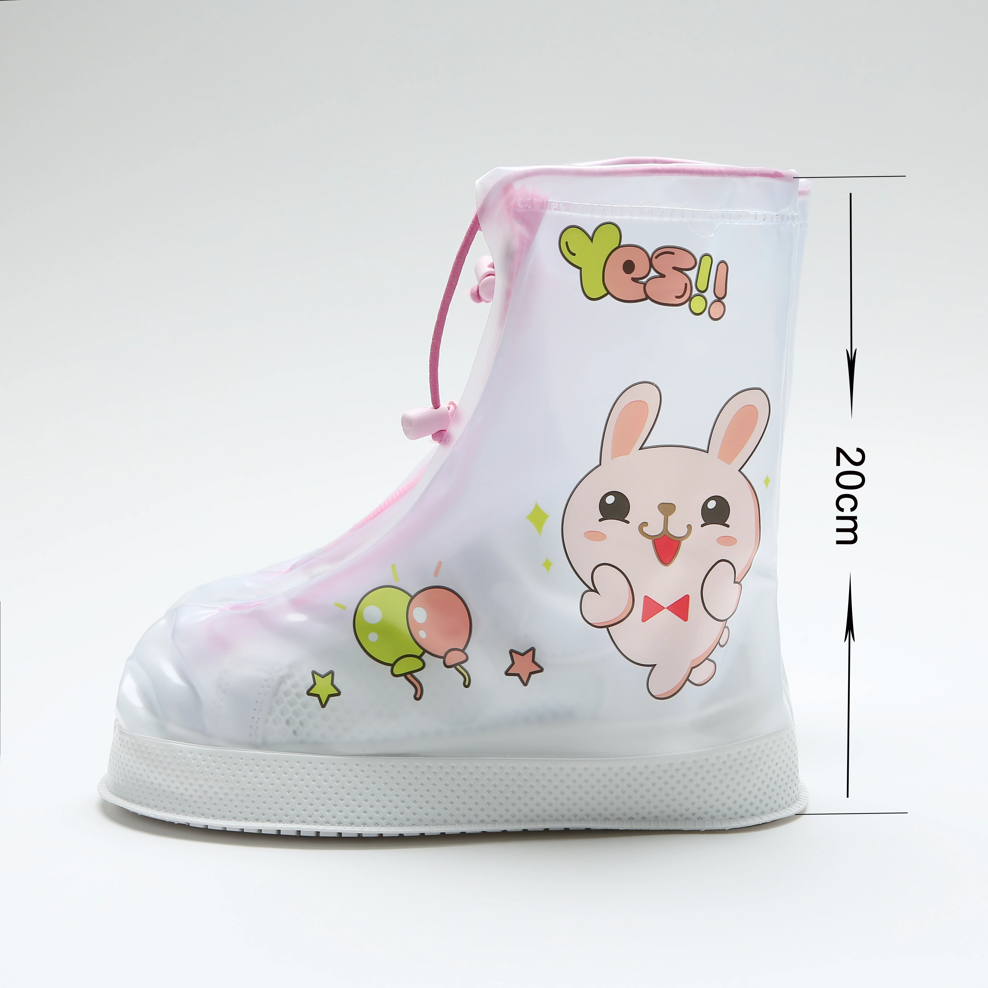 Portable Rain Shoe Covers For Children To School Cycling Shoescover Animal Cartoon Waterproof Shoe Cover