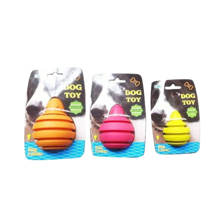 
Natural Custom Popular Squeaky Cone S Pet Rubber Chew Toy for Dogs to Chew 