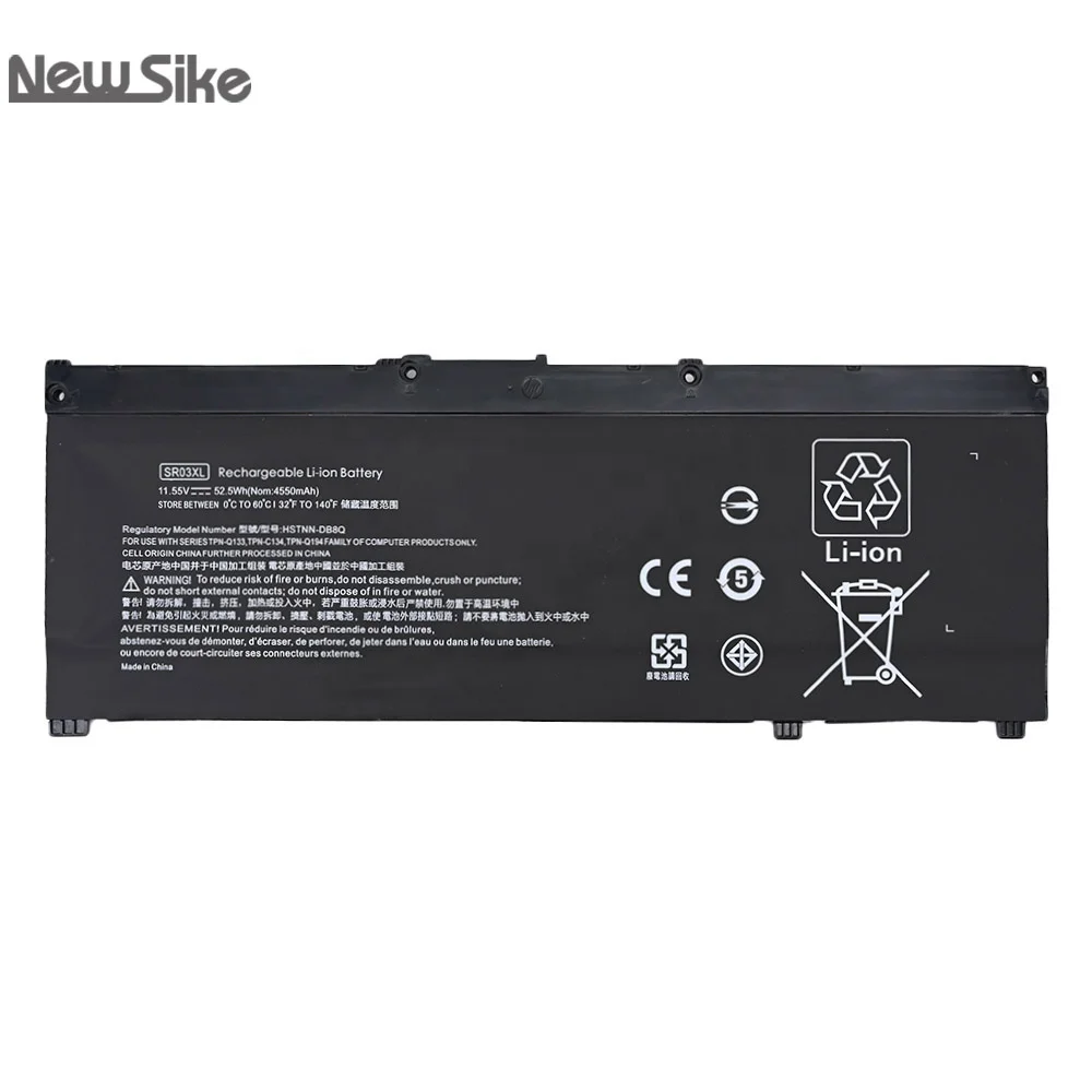 New Laptop Battery SR03XL for HP Omen 15 laptop for HP Gaming Pavilion 15 15-cx0203ng POWER 15-CB023NA HSTNN-DB8Q