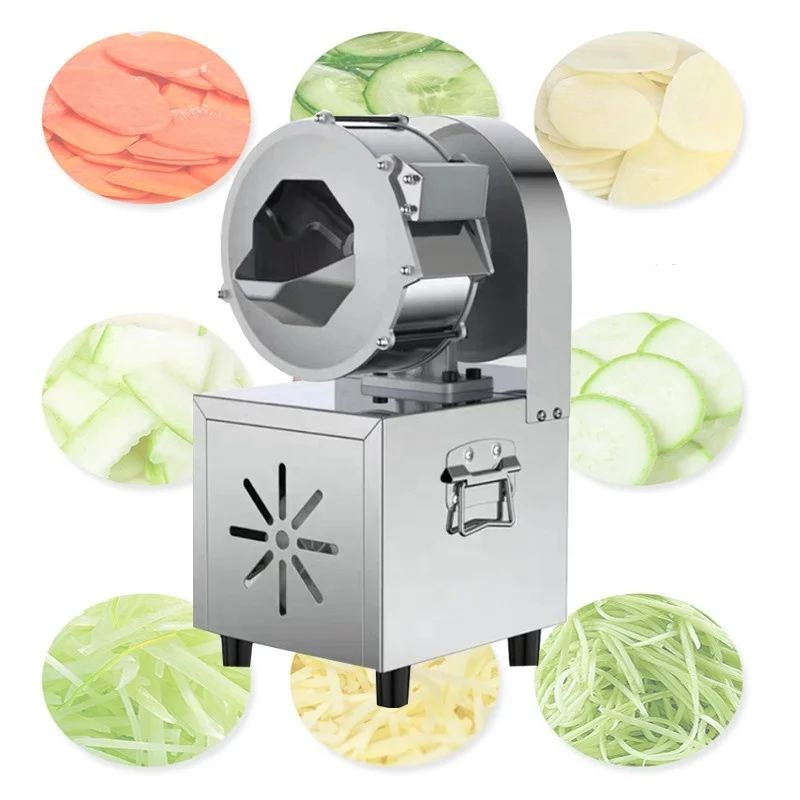 Automatic Commercial Mini Table Top Food Cutting Cutter Vegetable Fruit Slicer Fresh Meat Slice Machine