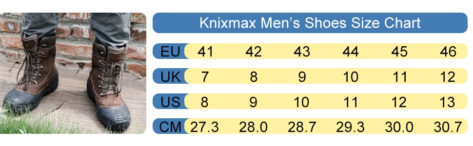 New style in stock Brown antislip waterproof hiking sports winter shoes men outdoor thermal snow boots