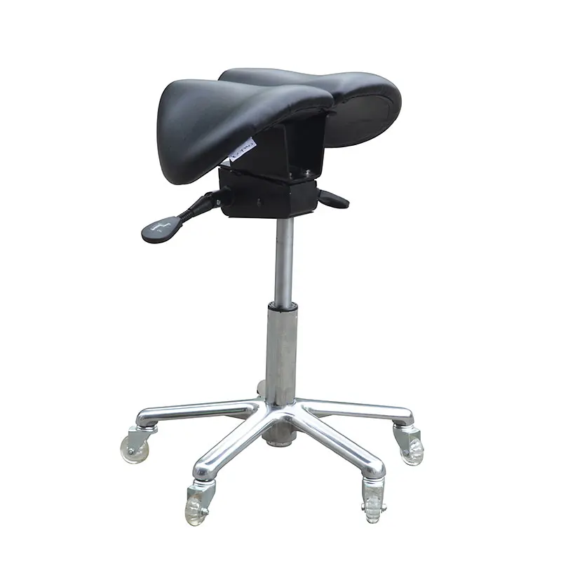 Only accept Customization Ergonomic Split Saddle Stool Adjustable Good Posture Saddle Chair Ergonomic Salon Furniture