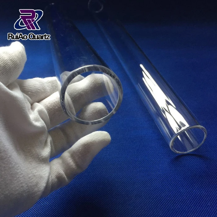 Hot sale customized clear quartz glass pipe