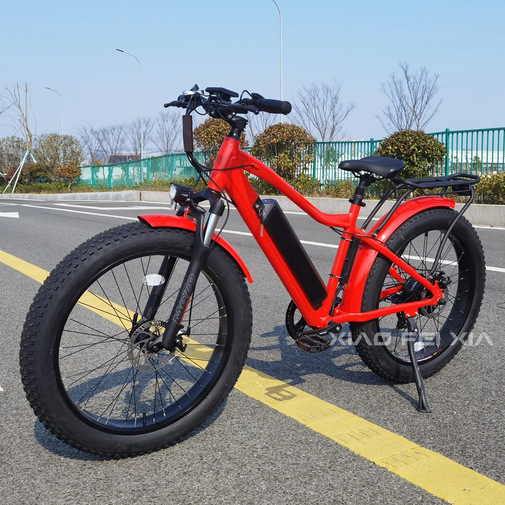 60V Ebike Super Power Lithium Battery 26inch*4.0 electric fat bike 1000w rear motor offroad electric mountainbike
