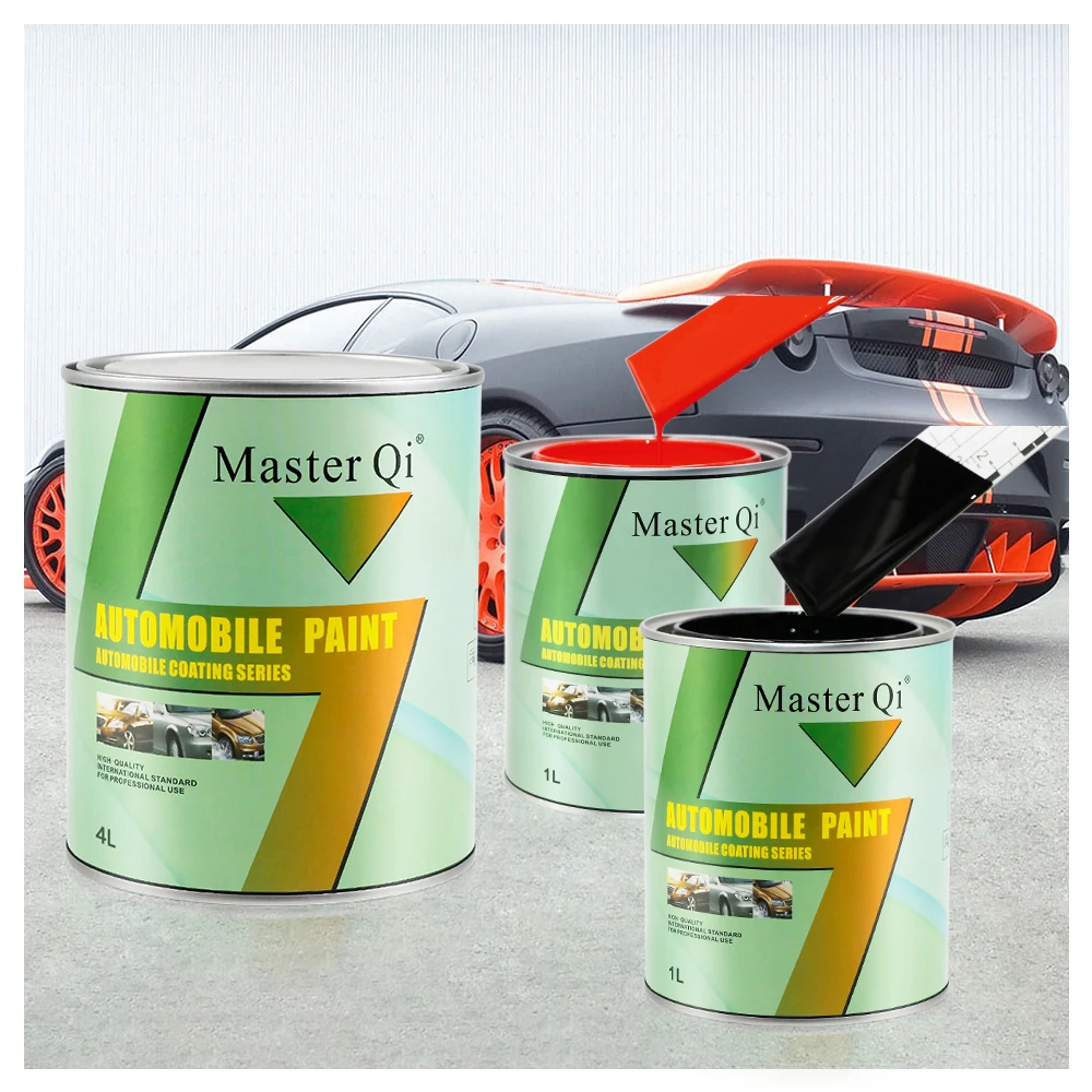 1K Metallic Color Acrylic Lacquer Auto Paint Cheap Price Fine Red Pearl Polyurethane Paints Car Paint