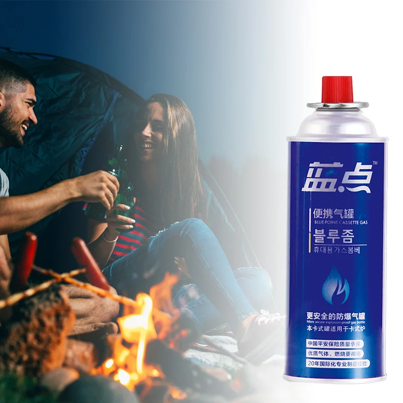 227g Wholesale manufacturer 99% pure Butane Gas Cartridges Portable  mini Camping Stove gas