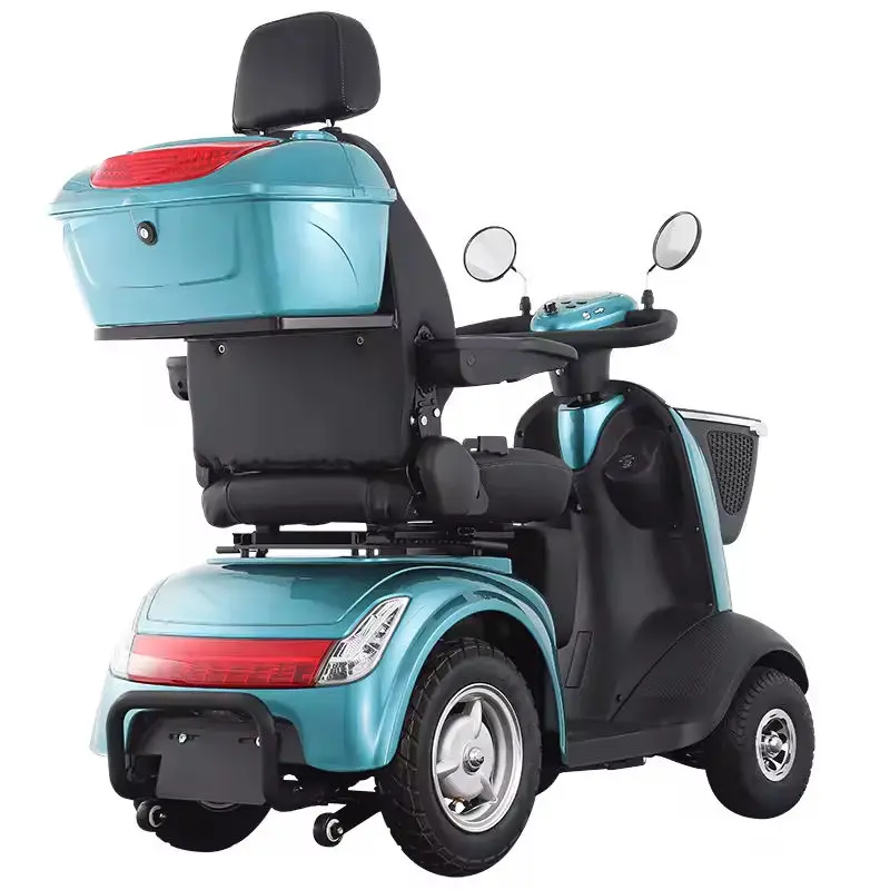 48v Charging Electric Mobility Scooter with Four Wheel for Handicapped