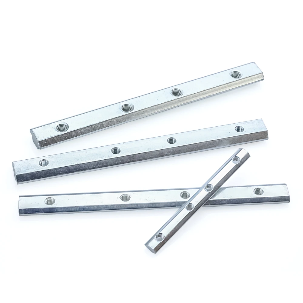20 series M5-100mm V Slot Joiner 180 Degree Inside Connector Carbon Steel for 20 series Aluminium Profiles V slot/T slot