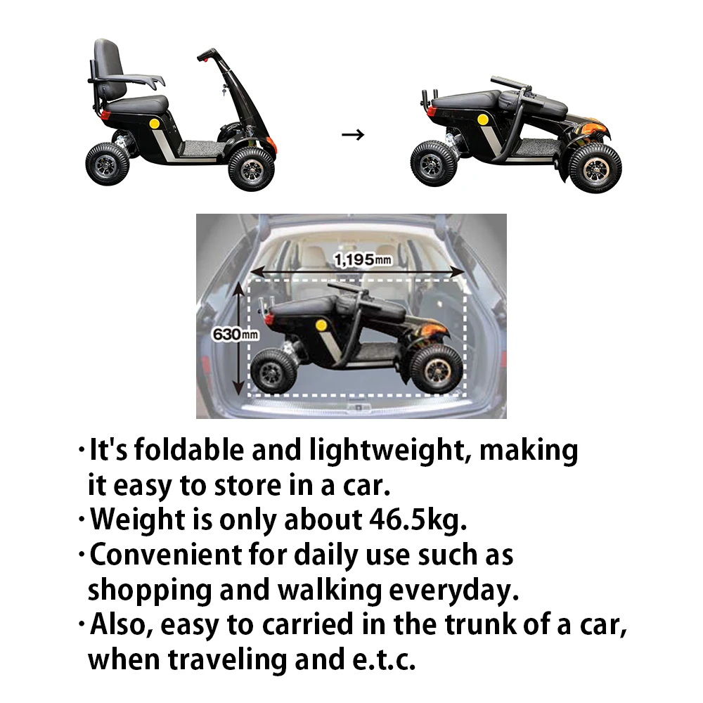 Lightweight high-performance stylishly designed folding adult mobility electric scooters