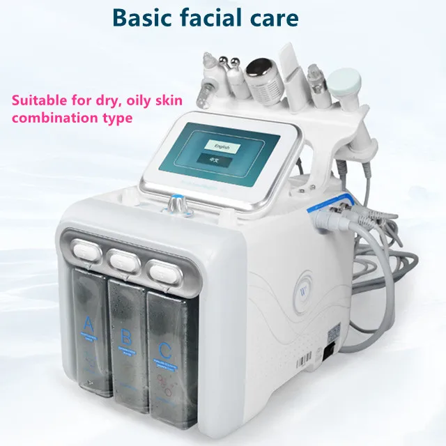 Super Oxygen Injection Crystal Dermabrasion Hydra Diamond Tips Beauty Apparatus Face Lifting Microdermabrasion Machine